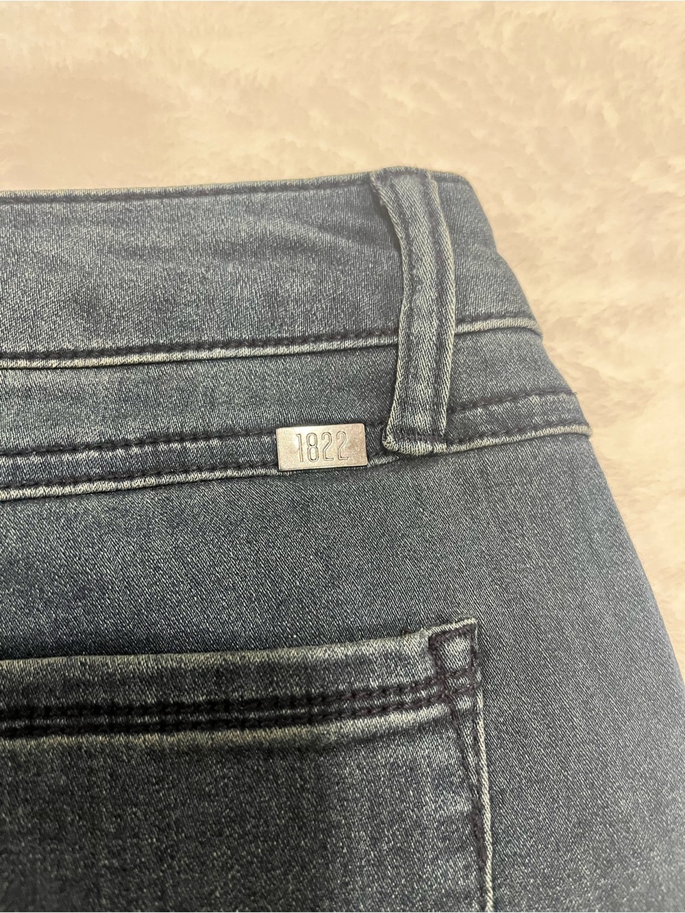 1822 Denim Dark Wash Skinny Jeans - Size 10 - Picture 5 of 11